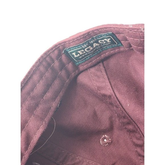 Latin Football Burgundy Men's Adjustable Legacy cap - Picture 4 of 6